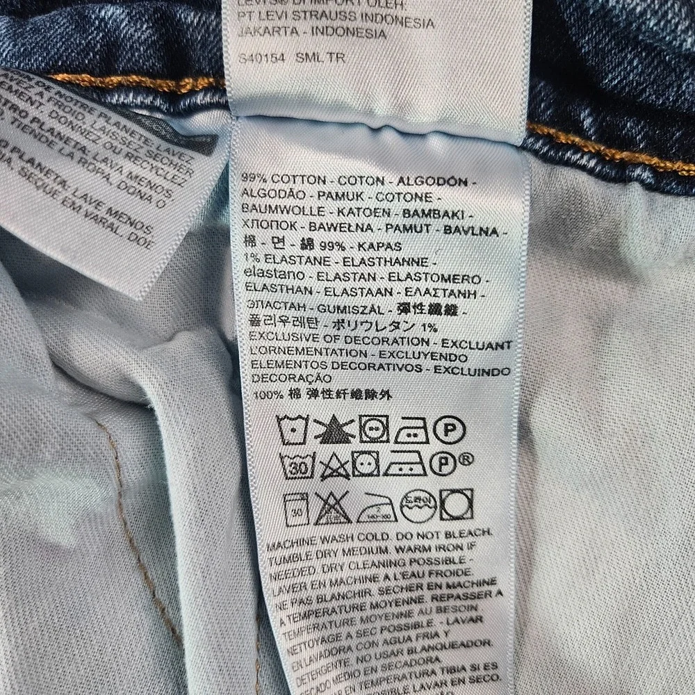 Levi's 505 Jeans Men 42 x 30 Zip Fly Medium Wash‎ Blue Denim